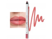 Lamel Matte Gel Lip Liner Pencil | Weightless & CreamyTexture - Sharpenable - Longwear & Waterproof - High Pigmented & Flawless Finish - Cruelty-free & Paraben-Free, 408, 1,7g/0.05oz. (Rose Plum)