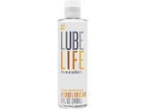 Lube Life Silicone and Water-Based Hybrid Lubricant, Long Lasting Lube for Men, Women and Couples, 8 Fl Oz