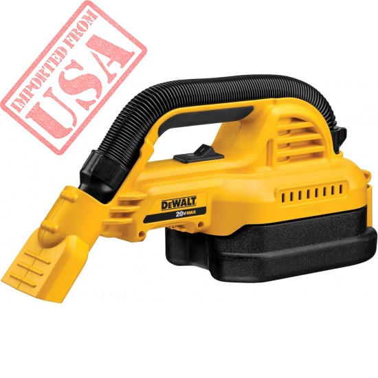 DEWALT 20V MAX Hand Vacuum, Cordless, for Wet or Dry Surfaces, 1/2-Gallon Tank, Washable Filter, Portable, Bare Tool Only (DCV517B)