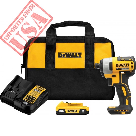 DEWALT 20V MAX Impact Driver, 1/4 Inch, Battery and Charger Included (DCF787D1)