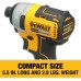 DEWALT 20V MAX Impact Driver, 1/4 Inch, Battery and Charger Included (DCF787D1)