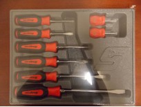 Snap-On 8 Piece Screwdriver Set, 5 Flats/3 Phillips, Part #SGDX80BR