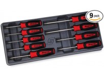Snap On SGDTX90BR 9 pc TORX Instinct Soft Grip Screwdriver Set