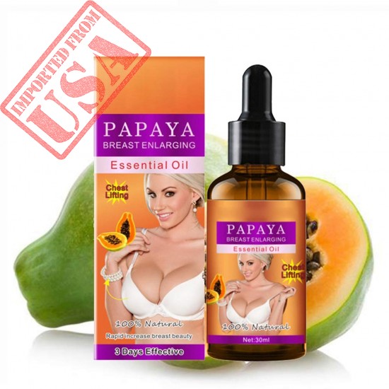 Ofanyia Papaya Breast Enhancement Essential Oil, Bust Firming Lifting Breast Enlargement Essential Oil - 30 ml
