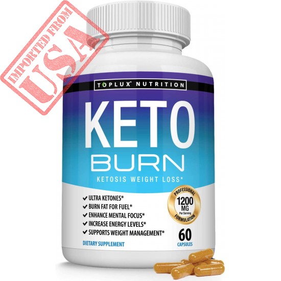 Keto Burn Pills Ketosis Weight Loss - 1200 Mg Ultra Advanced Natural Ketogenic Fat Burner Using Ketone Diet Boost Energy Focus & Metabolism Appetite Suppressant Men Women 60 Capsules Toplux Supplement