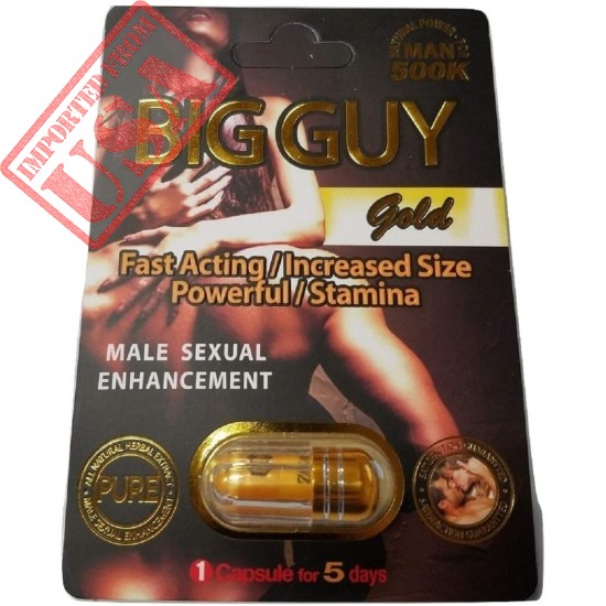 Big Guy Gold 500K All Natural Male Enhancement (3 Pack)