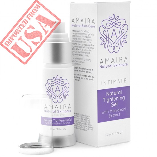 Amaira Tightening Gel - Shrink, Moisturizer, Tight Gel for Women - Works in Minutes - Manjakani Extract Formula - Safe & Discreet Alternative to Pills & Cream for Women