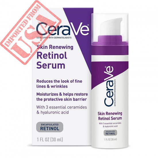 CeraVe Anti Aging Retinol Serum | Cream Serum for Smoothing Fine Lines and Skin Brightening