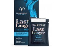 Promescent Delay Wipes Sexual Enhancer for Men to Last Longer in Bed, Extended Climax Control with Benzocaine for Male Genital Desensitizing - Increase Duration, Performance, and Stamina, 5 Count