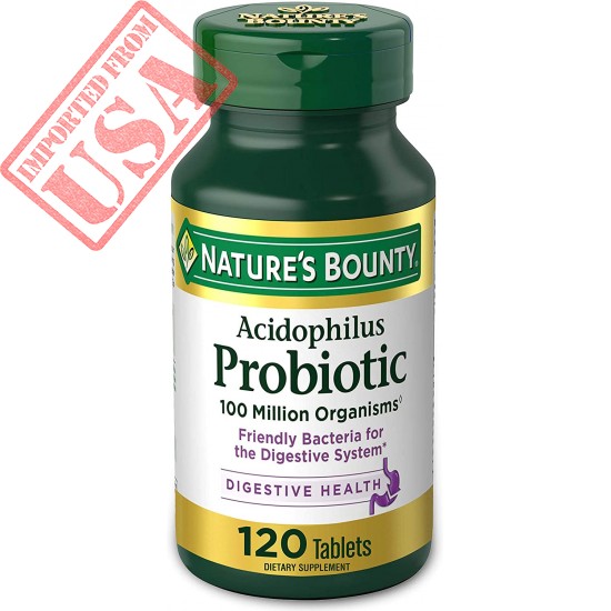 Natures Bounty Probiotics Supplement Acidophilus