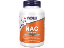 NOW Supplements, NAC (N-Acetyl-Cysteine) 1,000 mg, Free Radical Protection*, 120 Tablets