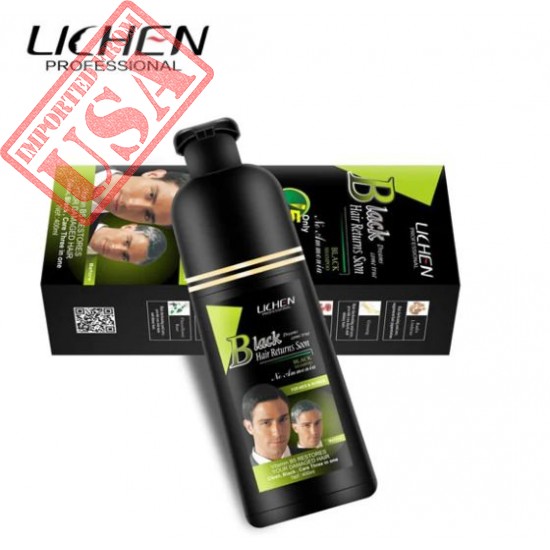 Buy Original Lichen Black and Brown Hair Color Shampoo for Men & Women