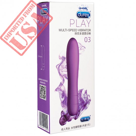 Durex Play Multi Speed Vibrator for Women G Spot Clitoris Sex Toys for Female Vagina Strong - Speed Vibrating - Vibrator