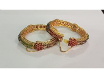 24K Gold Plated Handmade Multi bangles