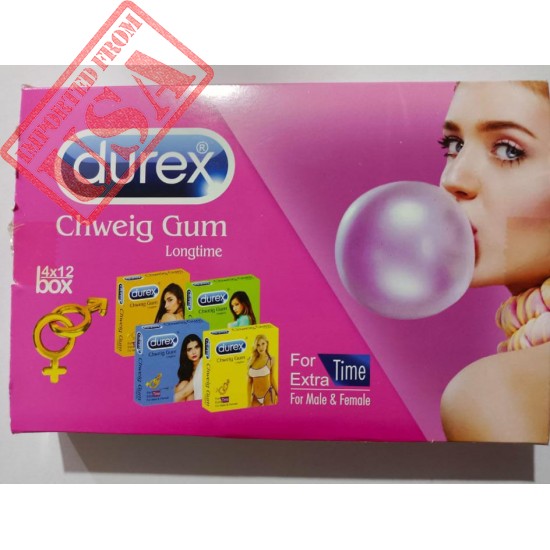 Buy Original Durex Chewing Gum Long Time For Male & Female 