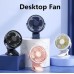 USB Mini Wind Power Handheld Clip Fan Portable Rechargeable Fan | Portable Fan