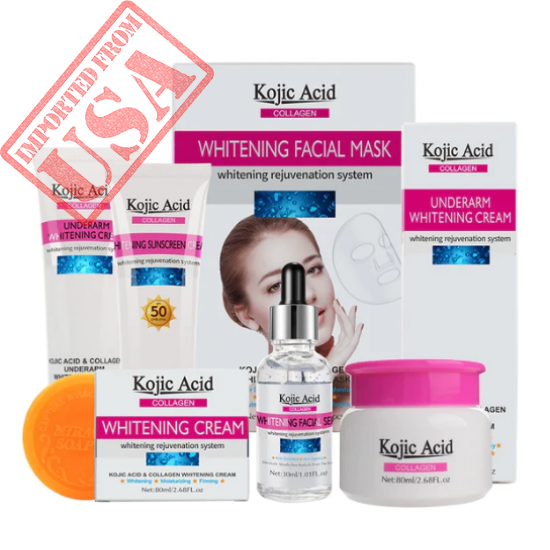 Kojic Acid Pack of 6 Whitening Series Skin Care Set