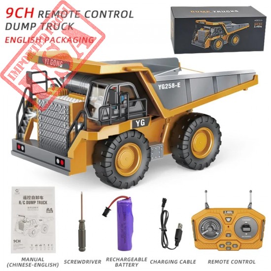 Alloy RC Construction Vehicle Truck Toy For Children