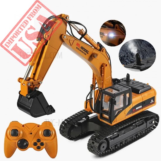 Electri Lugoy  Rc Excavator Simulation Excavator With Led Light Smoke