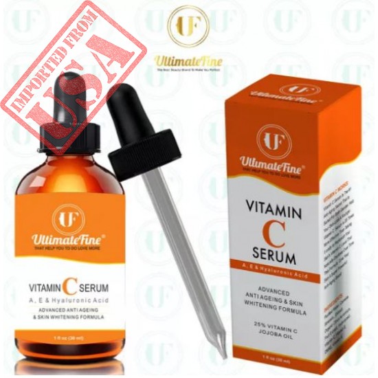 Ultimate fine Vitamin C Serum for Face with Hyaluronic Acid, Vitamin E & Vitamin A Witch Hazel