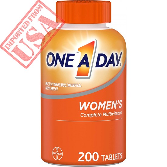 One A Day Women’s Multivitamin, Supplement with Vitamin A, Vitamin C, Vitamin D, Vitamin E and Zinc for Immune Health Support, B12, Biotin, Calcium & More, 200 count