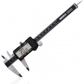 Neiko 01407A Electronic Digital Caliper Stainless Steel Body with Large LCD Screen | 0 - 6 Inches | Inch/Fractions/Millimeter Conversion,Silver/Black