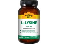 Country Life L-lysine 1000 Mg with b-6, 250-Count