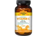 Country Life Vitamin C Wafer 500 mg, 90 wafers