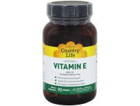 Country Life Natural Vitamin E - Supports Immune Health - 400 IU, 90 Softgels