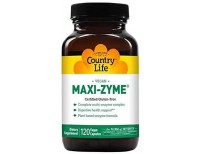 Country Life Maxi-Zyme Caps - 120 Vegetarian Capsules - Digestive Enzyme Complex to Support Maximum Digestive Power