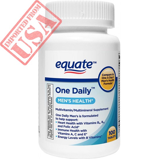 Equate - One Daily Multivitamin, Men's Health Formula, 100 Tablets