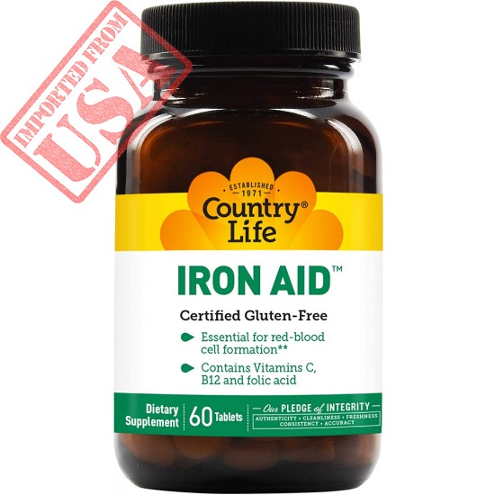 Country Life Iron Aid, 60-Count