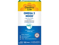 Country Life Omega 3 Mood 2000mg, 180-Softgels