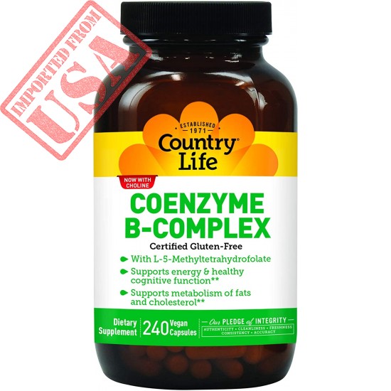 Country Life Coenzyme B Complex, 240-Count