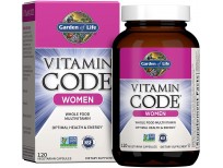 Garden of Life Multivitamin for Women, Vitamin Code Women's Multi - 120 Capsules, Whole Food Womens Multi, Vitamins, Iron, Folate not Folic Acid & Probiotics for Womens Energy, Vegetarian Supplements