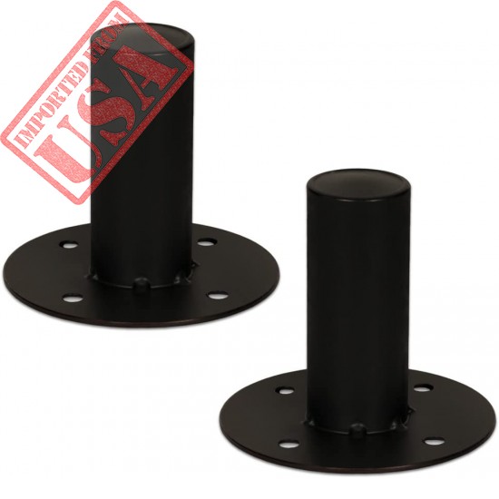 Goldwood Speaker Stand Top Hat 2 Speaker Cabinet Pole Mount Black (TH44)