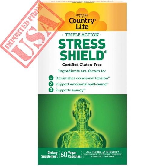 Country Life Stress Shield - 60 Vegetarian Capsules