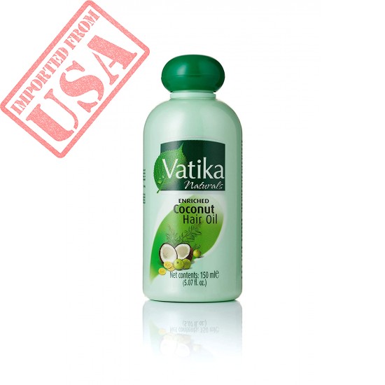 Dabur Vatika Enriched Coconut Hair Oil with Henna, Amla & Lemon, 150ml (pack of 2)
