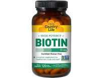 Biotin High Potency 10 mg 120 Veg Caps