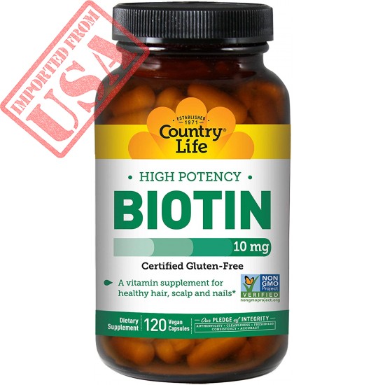 Biotin High Potency 10 mg 120 Veg Caps