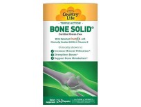 Country Life Triple Action Bone Solid - 240 Capsules - Increase Mineral Utilization - Strengthen Bones - Bone Metabolism