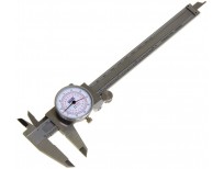 Anytime Tools Dial Caliper 6" / 150mm DUAL Reading Scale METRIC SAE Standard INCH MM