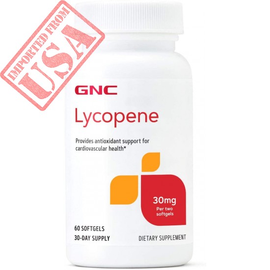 GNC Lycopene 30mg | Provides Antioxidant Support for Cardiovascular Health | 60 Softgels