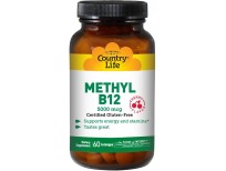 Country Life Methyl B-12 Capsules, 5000 Mcg, 60 Count