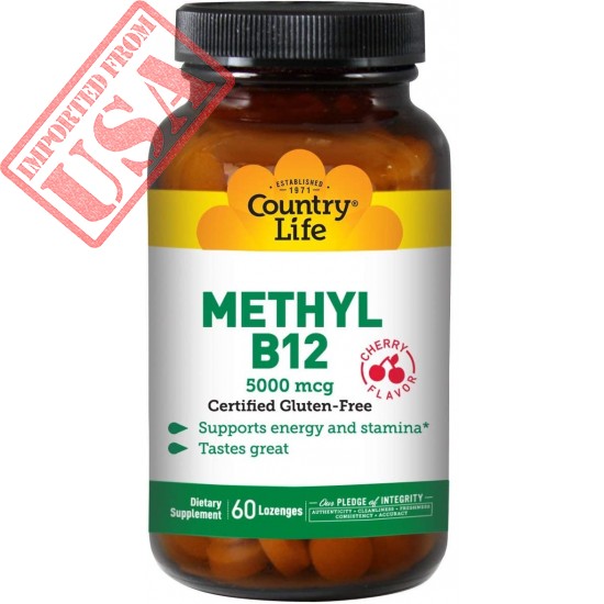 Country Life Methyl B-12 Capsules, 5000 Mcg, 60 Count