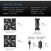AC Infinity MULTIFAN S3, Quiet 120mm USB Fan, UL-Certified for Receiver DVR Playstation Xbox Computer Cabinet Cooling