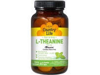 Country Life L-Theanine 100 mg - 60 Smooth Melts - Mint Flavored - Promotes Relaxation & Mental Calmness - Fast Acting