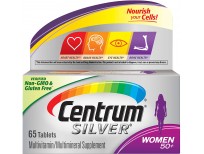 Centrum Silver Multivitamin for Women 50 Plus, Multivitamin/Multimineral Supplement with Vitamin D3, B Vitamins, Calcium and Antioxidants - 65 Count