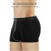 DAVID ARCHY Men's Underwear Ultra Soft Micro Modal Trunks Boxer Briefs with Fly Boxer Shorts