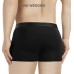 DAVID ARCHY Men's Underwear Ultra Soft Micro Modal Trunks Boxer Briefs with Fly Boxer Shorts